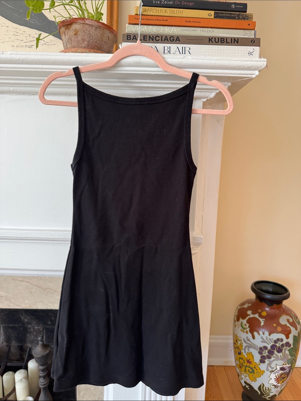 Los Angeles Apparel Black Tank Mini Dress